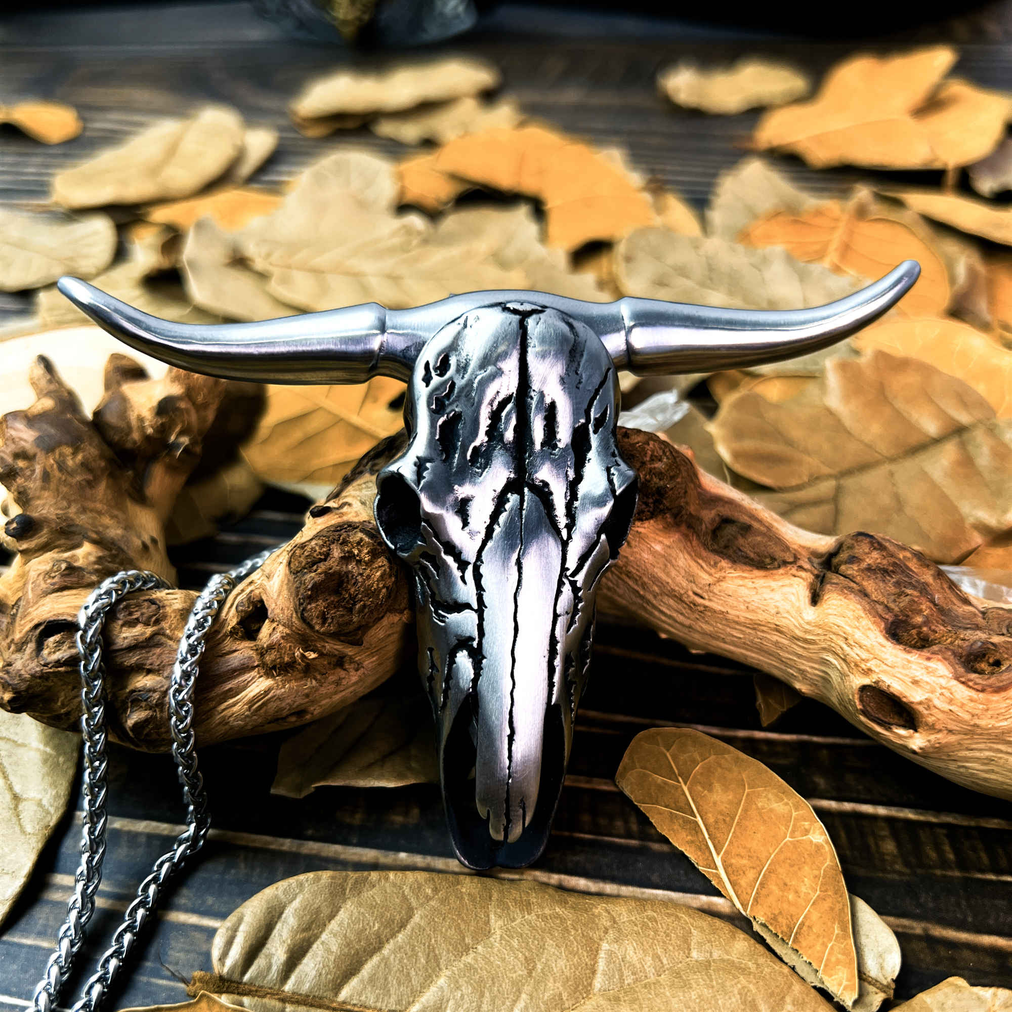 🔥Last Day Promo - 70% OFF 🎁Bull Skull Push Knife | Buy 2 Free Shipping