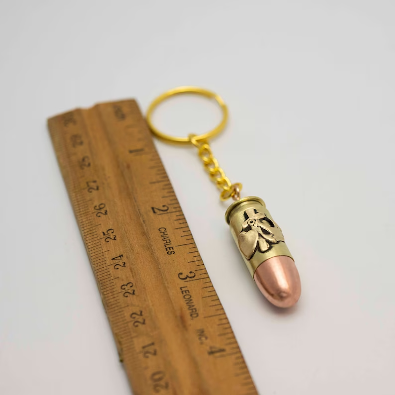 First Aid Bullet Keychain