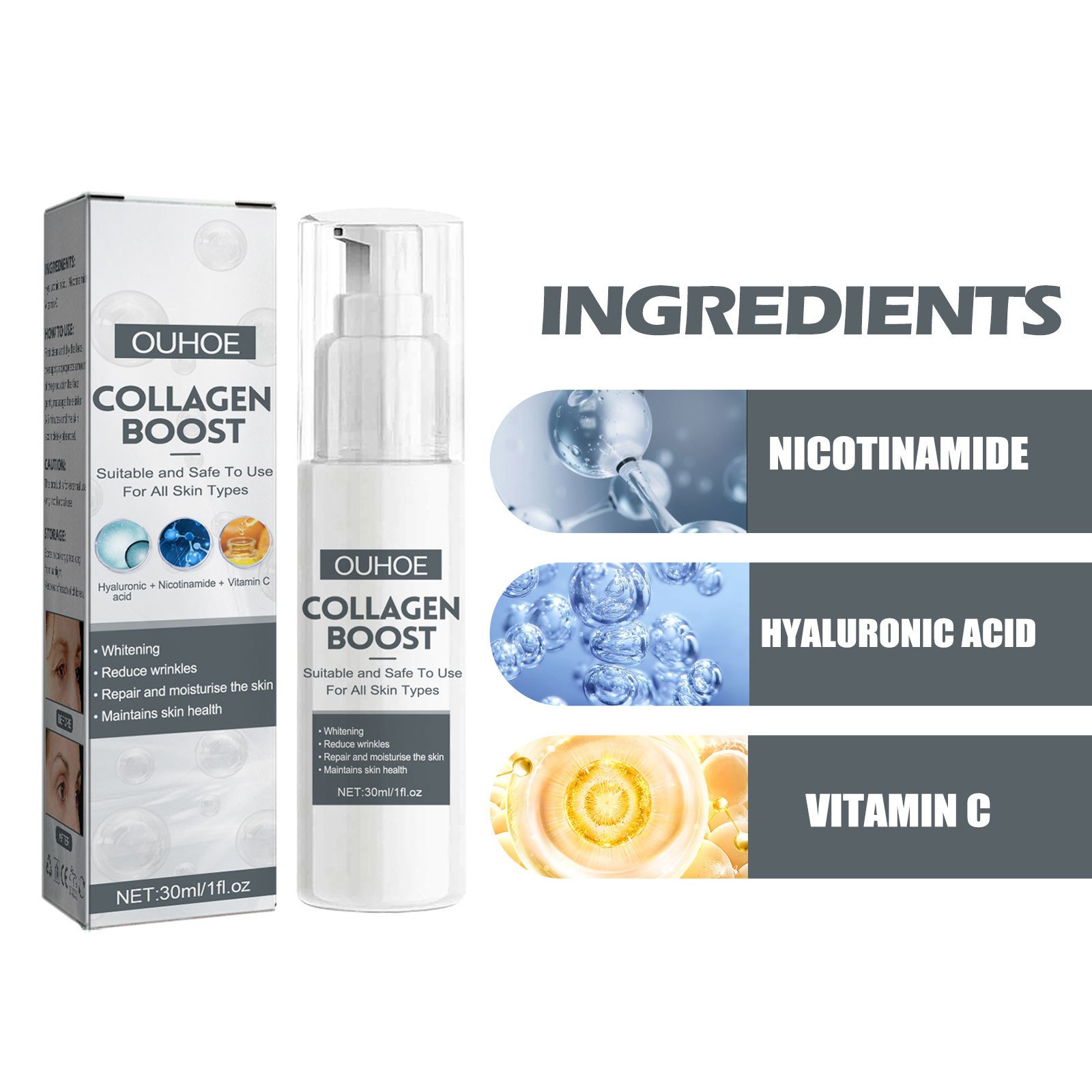 🔥Last Day Promotion 50% OFF🔥2024 New Collagen Boost - Buy 3 Get 1 Free