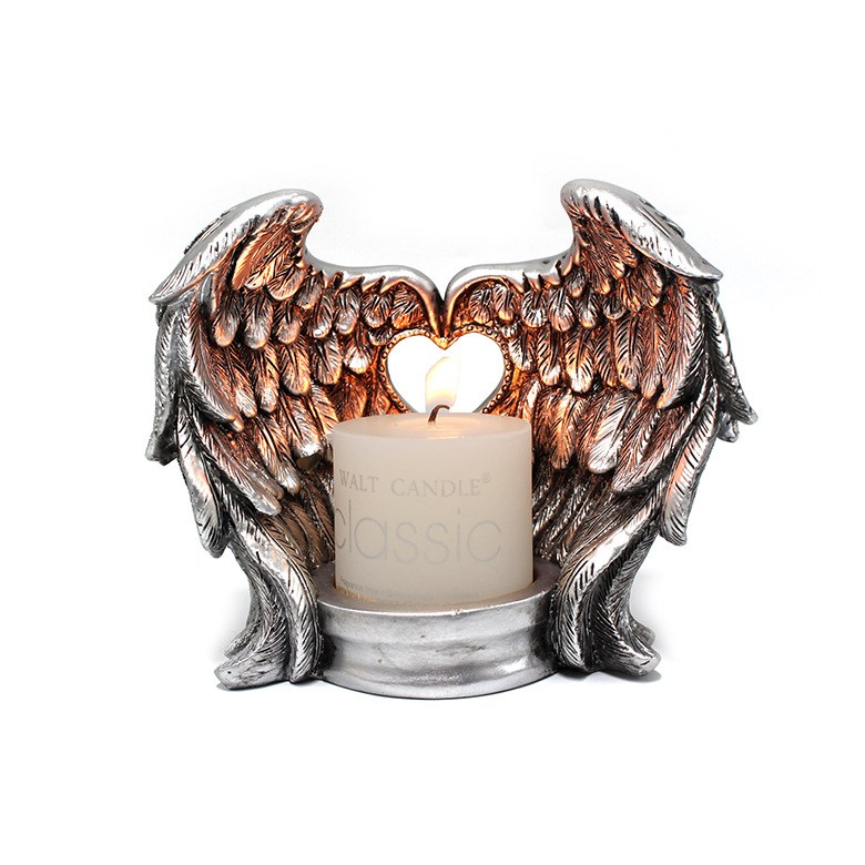 NEW YEAR SALE NOW-45% OFF 🔥 -- Angel Wings Memorial Candle Holder-Memorial Gift -- 🔥Buy 3 Get Extra 15% OFF