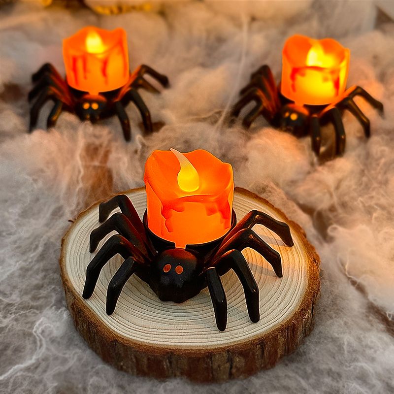 Halloween Spider Candlestick Ornaments