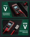 🏆Digitaler Multimeter- Tester 2000 Zählungen mit DC/AC- Voltmeter und Ohm-Volt-Ampere-Meter