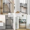 BalanceFrom Easy Walk-Thru Safety Gate for Doorways and Stairways with Auto-Close/Hold-Open Features, 30-Inch Tall, Fits 29.1 - 33.8 Inch Openings, Graphite