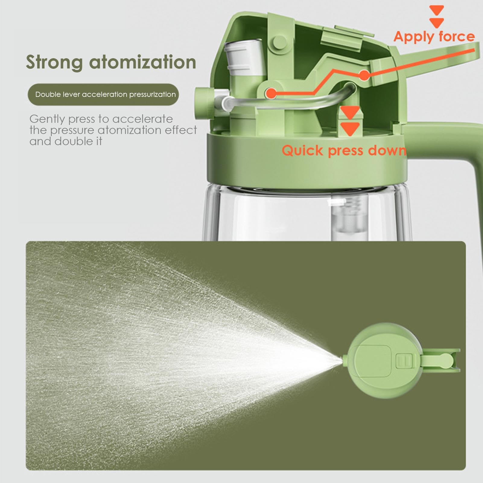 💥LAST DAY SALE 50% OFF💥2 in 1 Glass Oil Sprayer & Dispenser