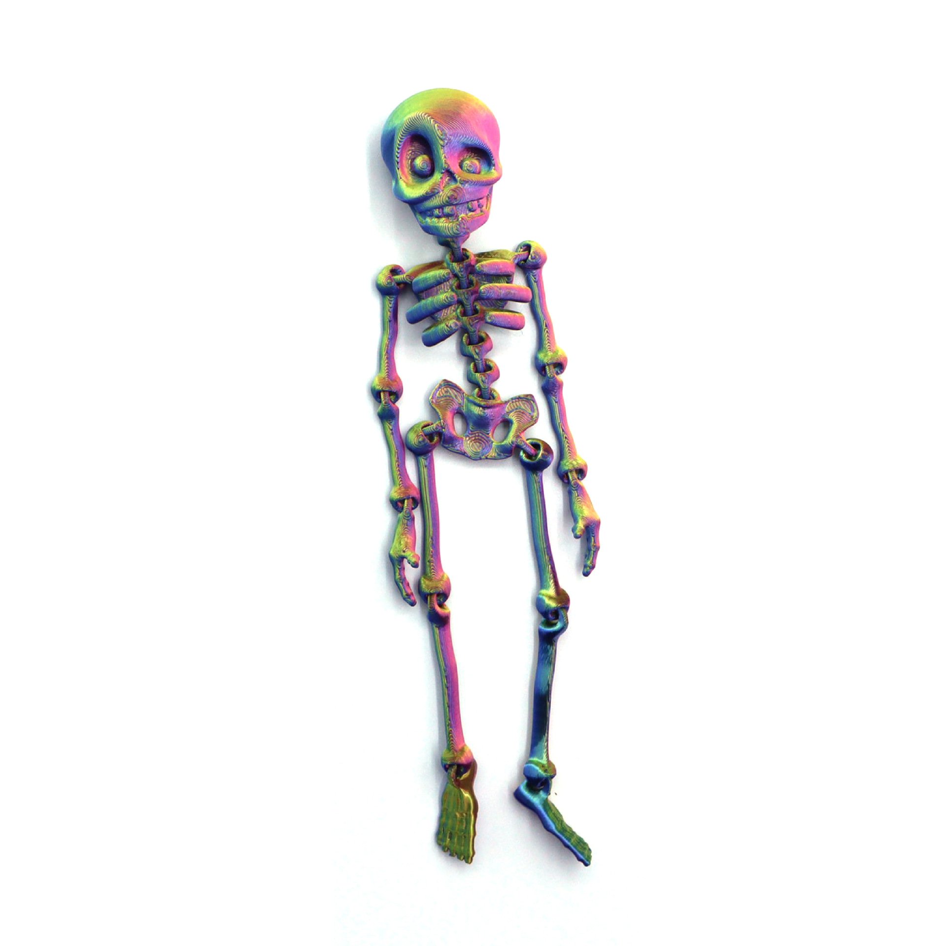 💥LAST DAY SALE 50% OFF🎃3D Printed Vintage Skeleton Magnetic Figurine
