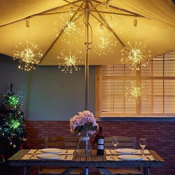 (🎅EARLY XMAS SALE - 48% OFF)LED Copper Wire Firework Lights - Buy 2 FREE Shipping
