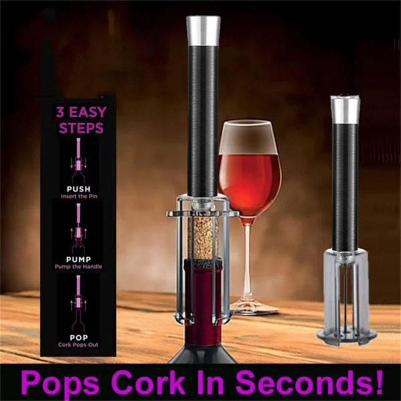 🌲Early Christmas Sale 48% OFF🎁Air Pump Cork Remover Wine Bottle Opener Set