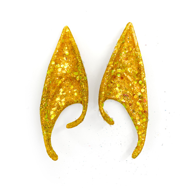 🎃HALLOWEEN PRESALE 48% OFF-Hand Made Glitter Elf Ears (BUY 3 GET FREE SHIPPING)