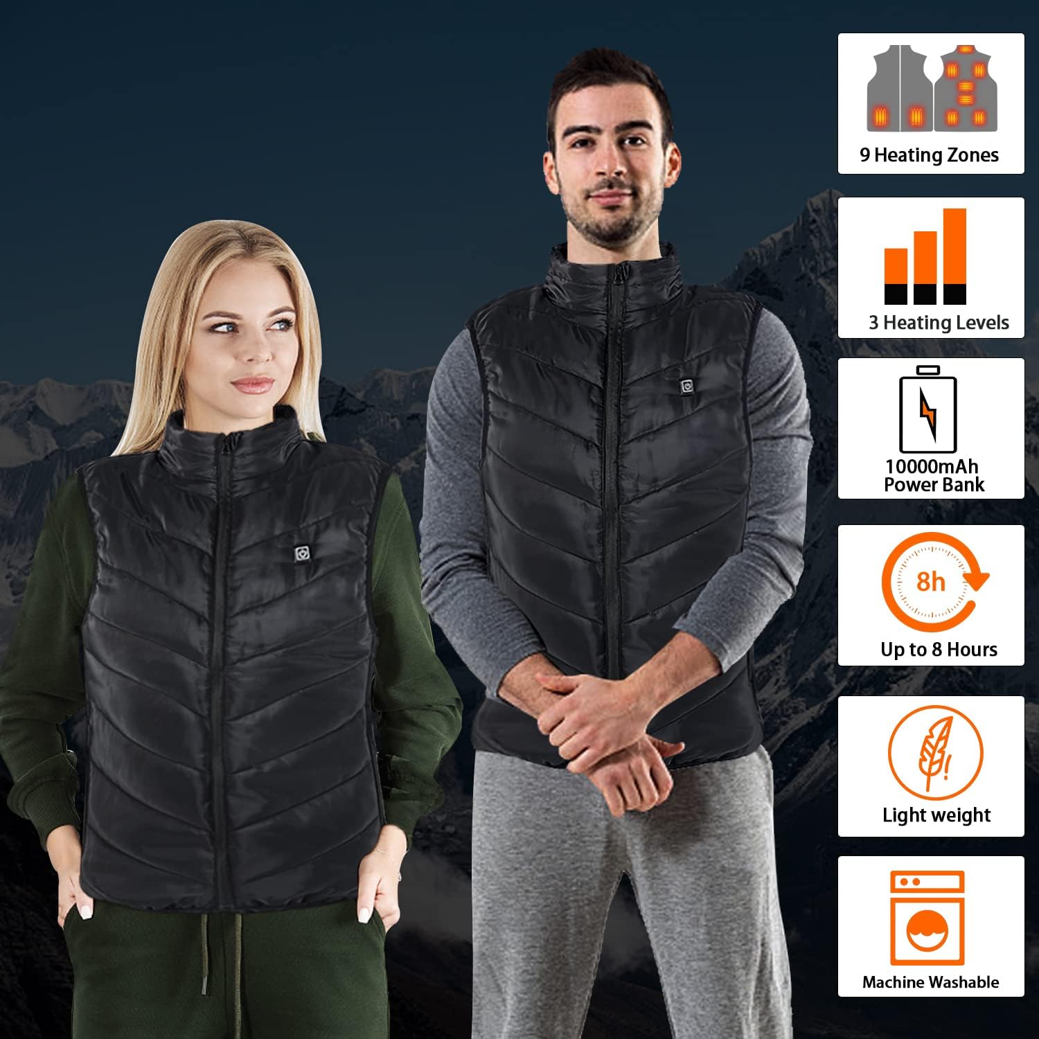 🎄TikTok Christmas Sale - 70% OFF✨2025 New Unisex Warming Heated Vest