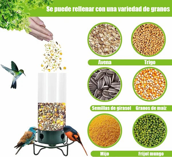 (🔥Promoción Del Último Día 49%OFF🔥)Comedero Para Pájaros A Prueba De Ardillas(Compra 2 Envío Gratis)