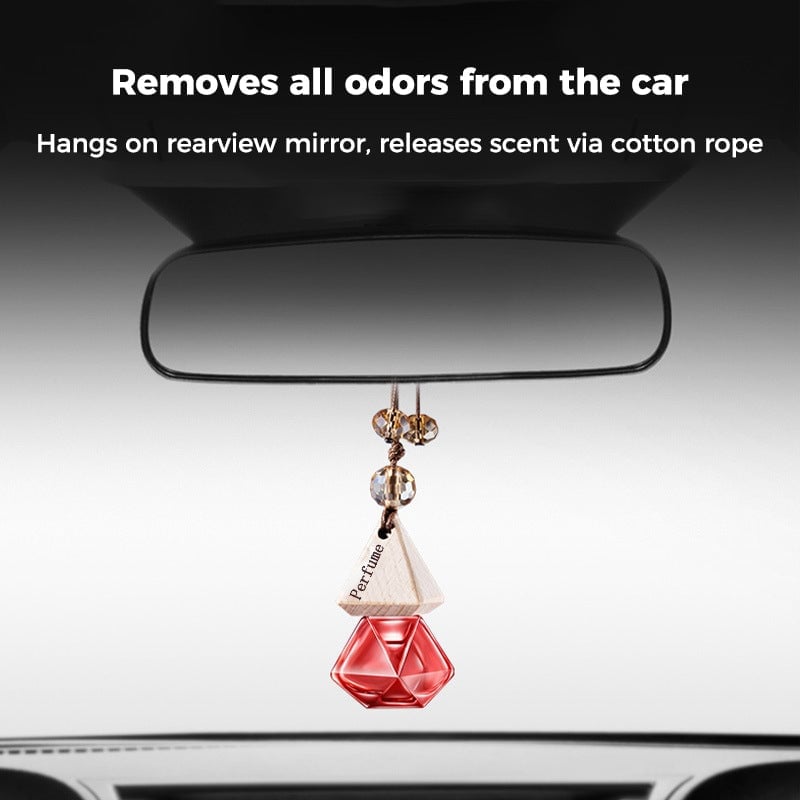 Car Perfume Glass Crystal Decoration Pendant