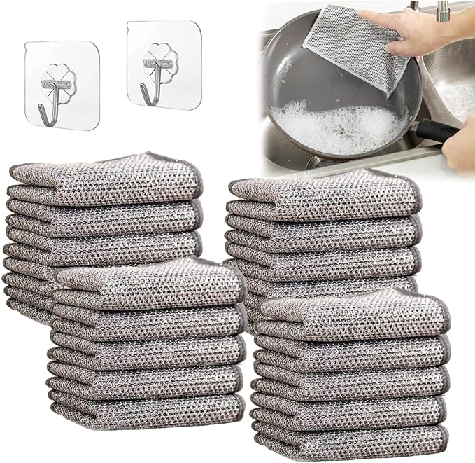 🌲$9.99 GET 5 PCS-Multipurpose Wire Dishwashing Rags