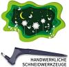 ✍️Schneidewerkzeuge fürs Handwerk (Drei Klingen: 15°+30°+45° & Skalenplatte)