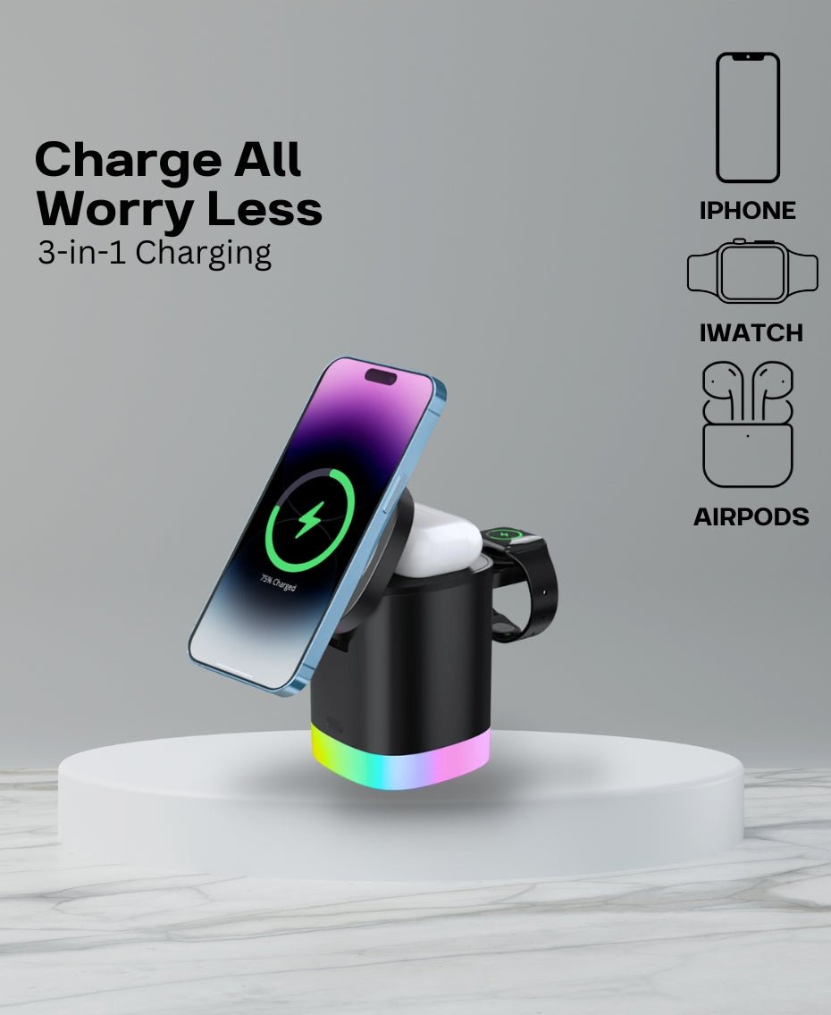 🔥Last Day Promotion - 62% OFF🔥3 In 1 fast Smart wireless charger