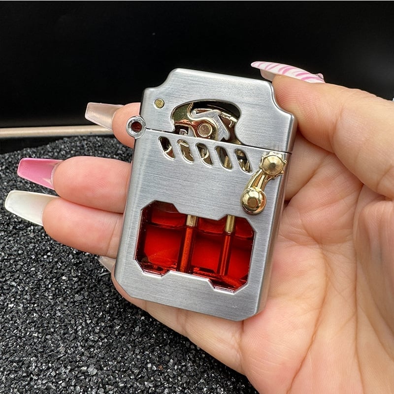 🔥Father's Day Sale 49% OFF - Mecha Metal Rocker Lighter