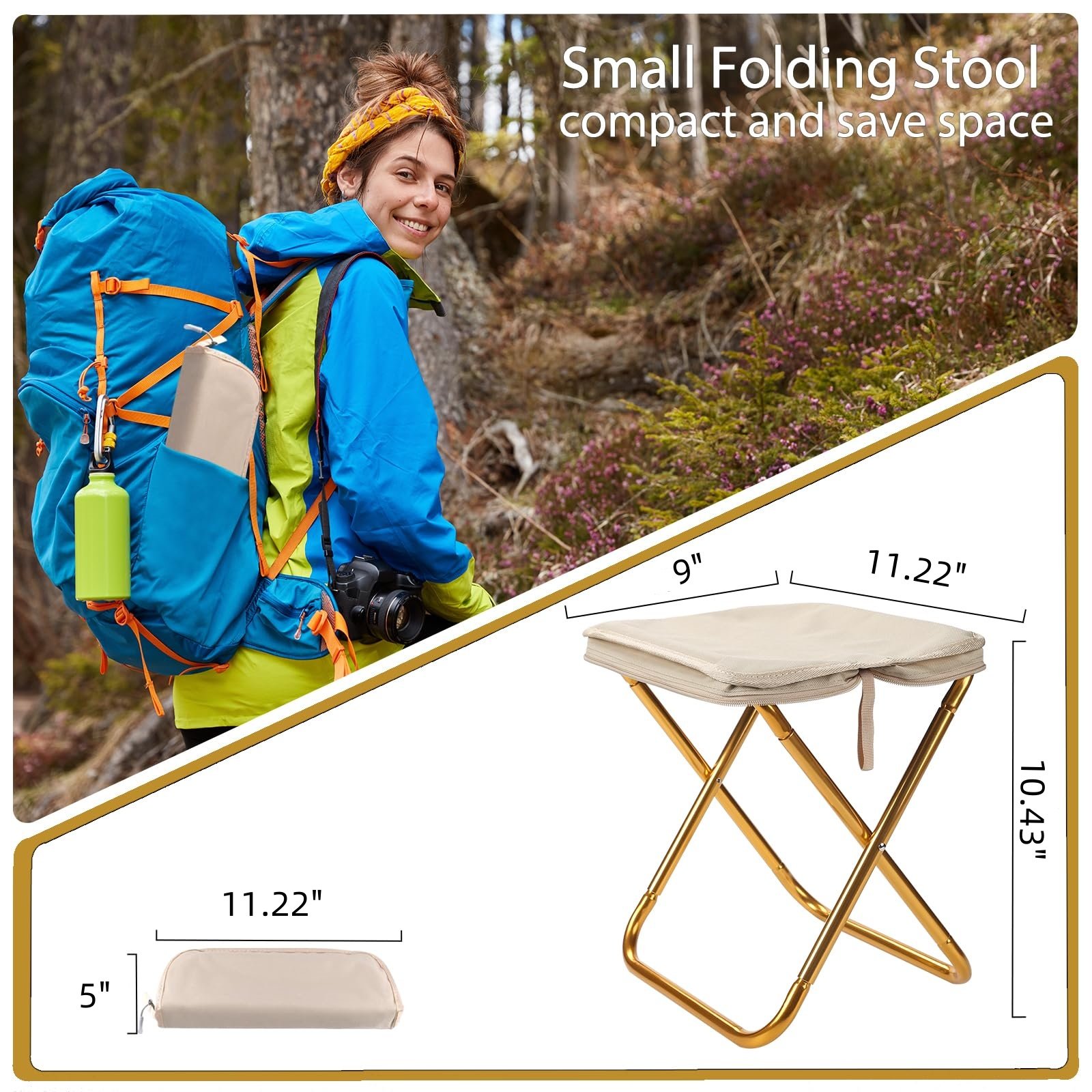 🎁TikTok Last Day Sale - 70% OFF🎉Ultra-Light Portable Folding Chair