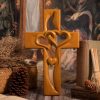 💞Handmade Cross Intertwined Hearts-Buy 2 Get Free shipping