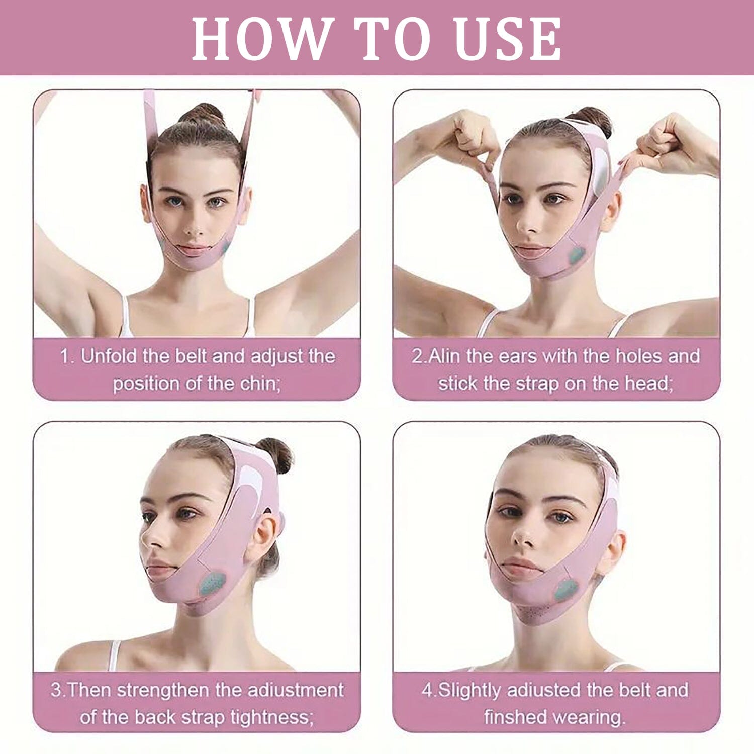 ⏰LAST DAY SALE 50% OFF💥Reusable V-Shaped Face Band