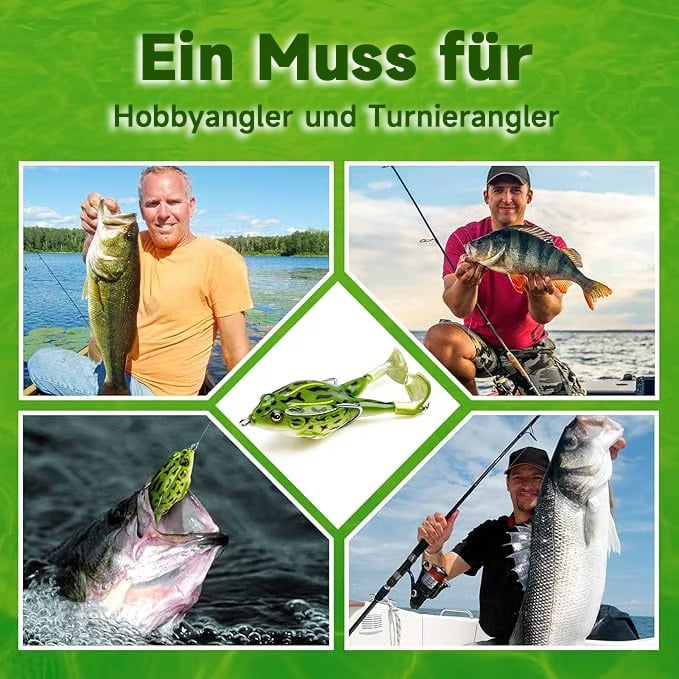 🔥Heißer Verkauf - 50% Rabatt🔥Imitation Frosch Angeln Werkzeug Doppelpropeller Beine