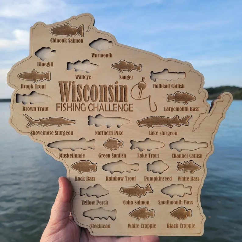 USA Fishing Map