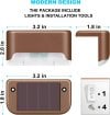 🔥Fence Post Solar Lights - Renewable Energy