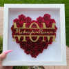 (🎁Best Mother's Day gift)Personalized Mom Flower Shadow Box