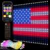 🔥Christmas Early Promotion🎅🎄 - Solar American Flag LED Lights