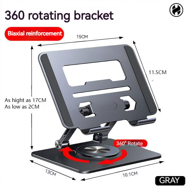 360° Rotating Laptop Stand Aluminum Alloy Bracket