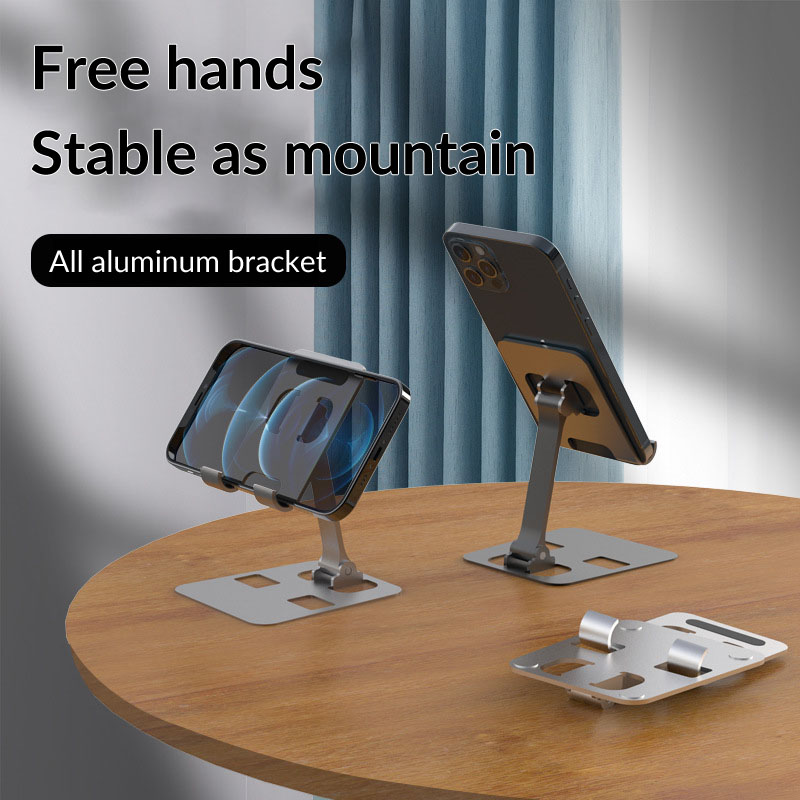(🌲Early Christmas Sale- SAVE 48% OFF)Alluminum Adjustable Desktop Phone Holder(BUY 2 GET 1 FREE now)