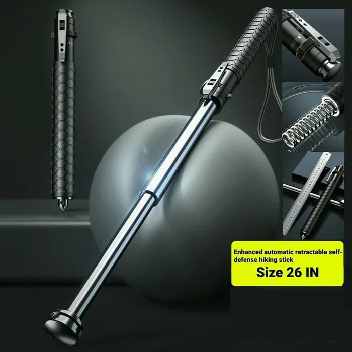 🔥Limited Time Sale 48% OFF🎉2023 Enhanced Retractable Self-defense Hiking Stick-Buy 2 Get Free Shipping