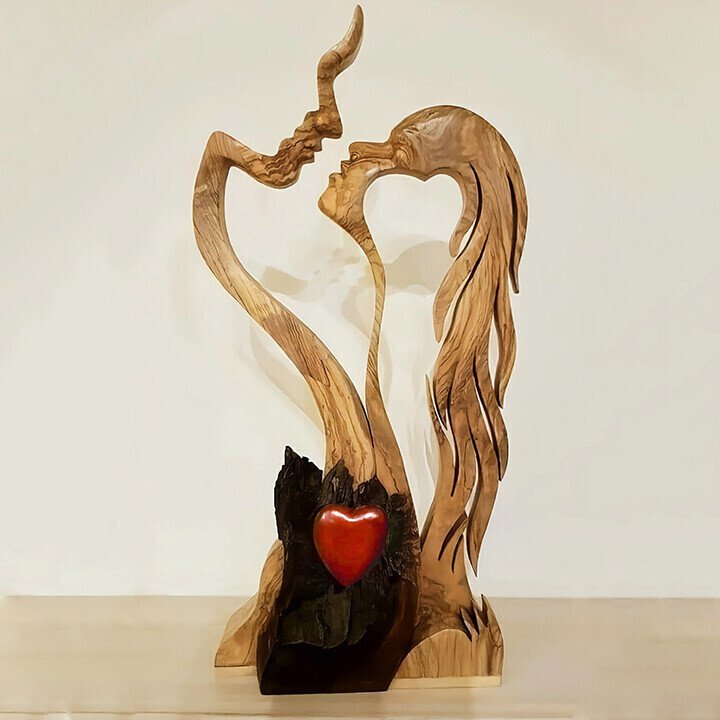 (Valentine's Day Hot Sale-- 50% OFF🔥) Love eternal wooden decoration ornaments- BUY 2 FREE SHIPPING