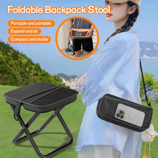 ⏰LAST DAY SALE 50% OFF💥Foldable Stool With Carrying Bag