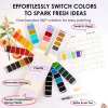 🎨Foldable Watercolor Set Of 56 With Water Brush Pen