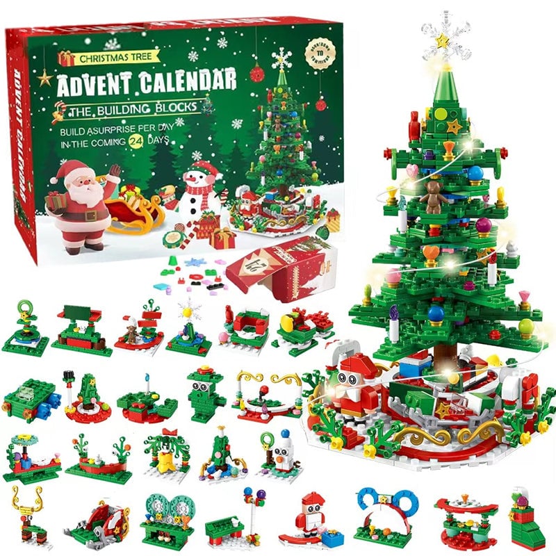 🔥Last Day Promotion 48% OFF-🎁-2024 Christmas Building Blocks Gift Box