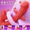 KissLip 4 in 1 Mouth Biting Clit G Spot Flapping Vibrator