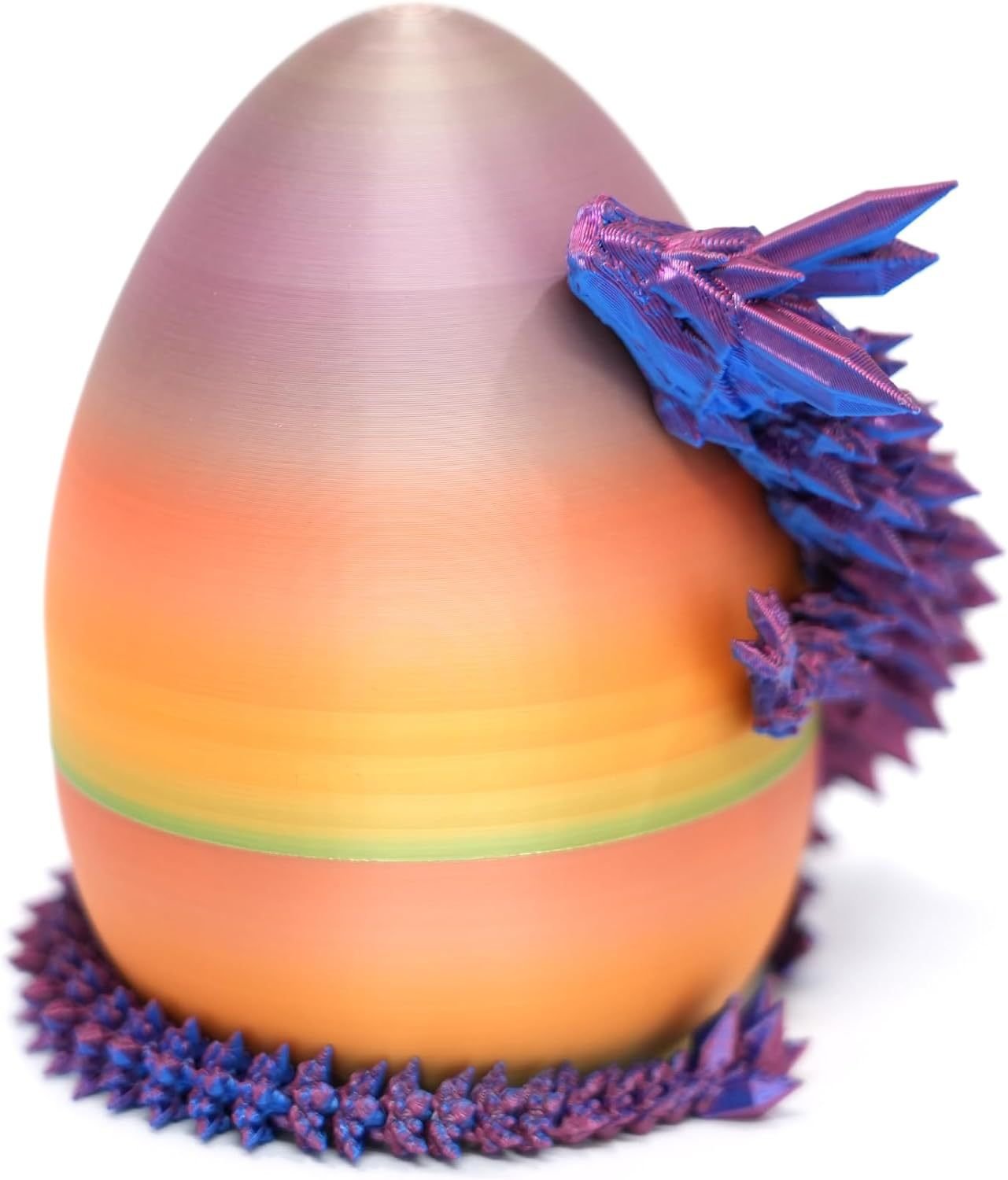 Best Easter Basket Stuffers🥚 3D-Printed Articulated Crystal Dragon With Egg🐉