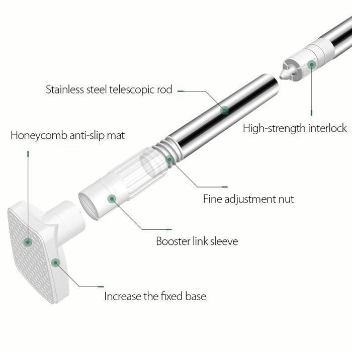 💥LAST DAY SALE 50% OFF💥Drill-Free Adjustable Rod⚡BUY 3 GET 1 FREE