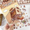 Sticker Scenes! Sunshine Greenhouse|Cat Cafe|Bakery|Library