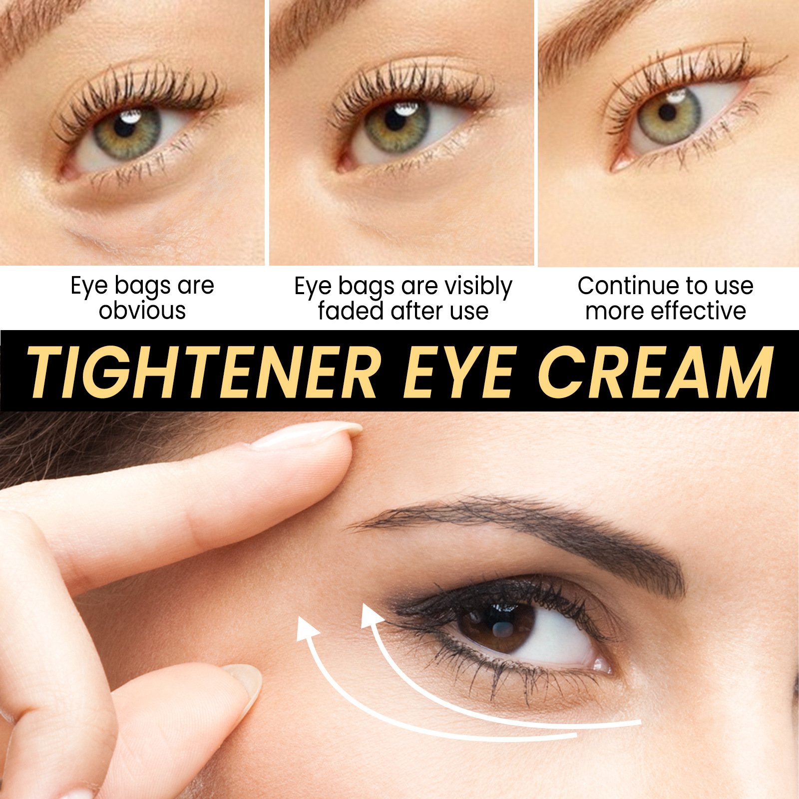 Hot Sale Now-Temporary Firming Eye Cream(Video of the same eye cream)