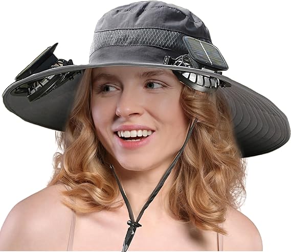 🔥Father's Day Promotion -⚡2025 New Ultralight Solar Fan Sun Hat – Lighter Than a Baseball!⚾(Only 11oz)