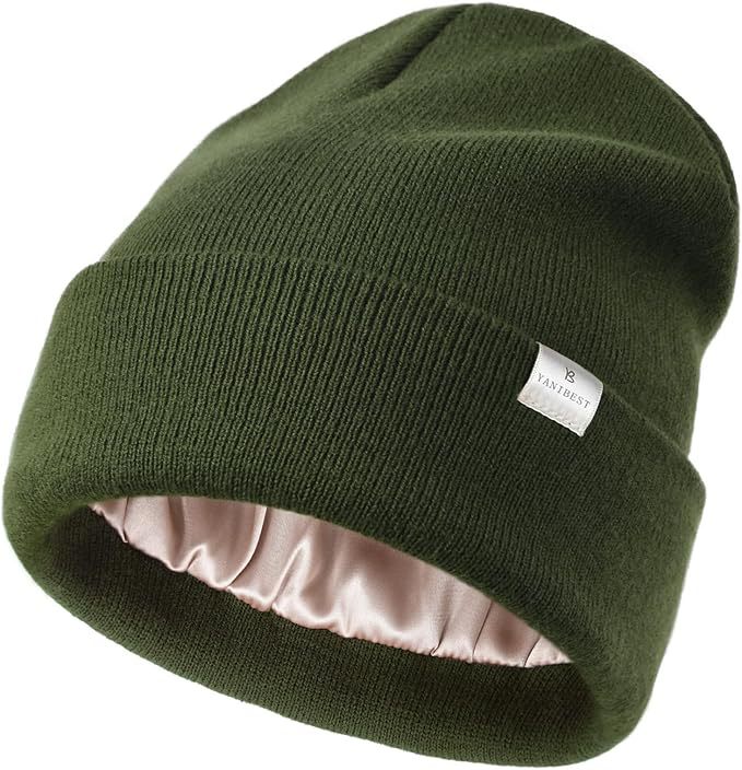 (🎄Christmas Sales 49% OFF) ✨️Satin Lined Winter Beanie Hat