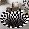 🤩3D Vortex Illusion Carpet Swirl Printed Area Rug Floor Mat