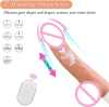 Scimitar  Automatic Telescopic Vibration Gun Simulation Mastic  Female Masturbation