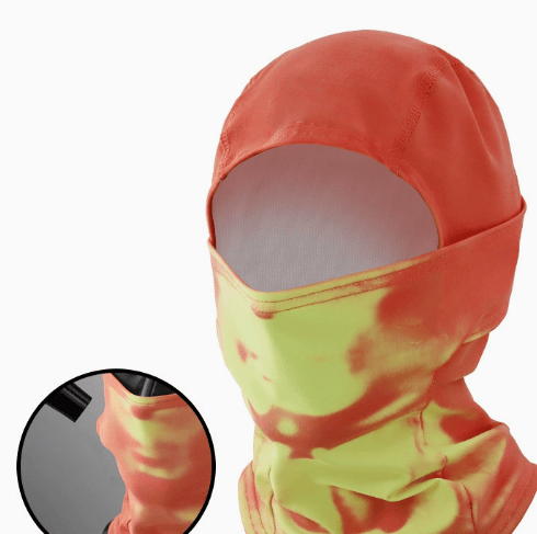 Temperature Sensing Color Changing Headgear Outdoor Cycling Mask
