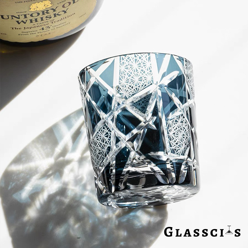 Japanese Royal Edo Kiriko Whiskey Glass