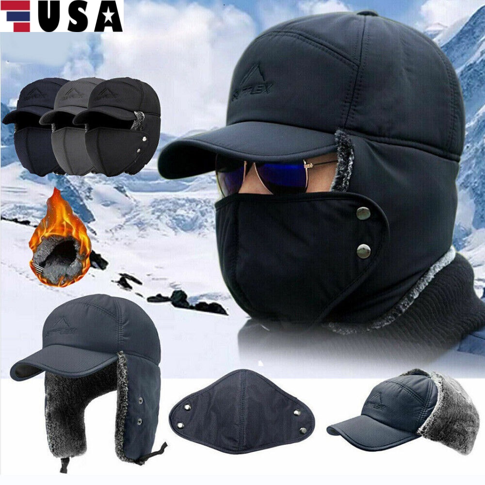 🎁LAST DAY 49% OFF🔥-Thicken Faux Fur Outdoor Sports Hat