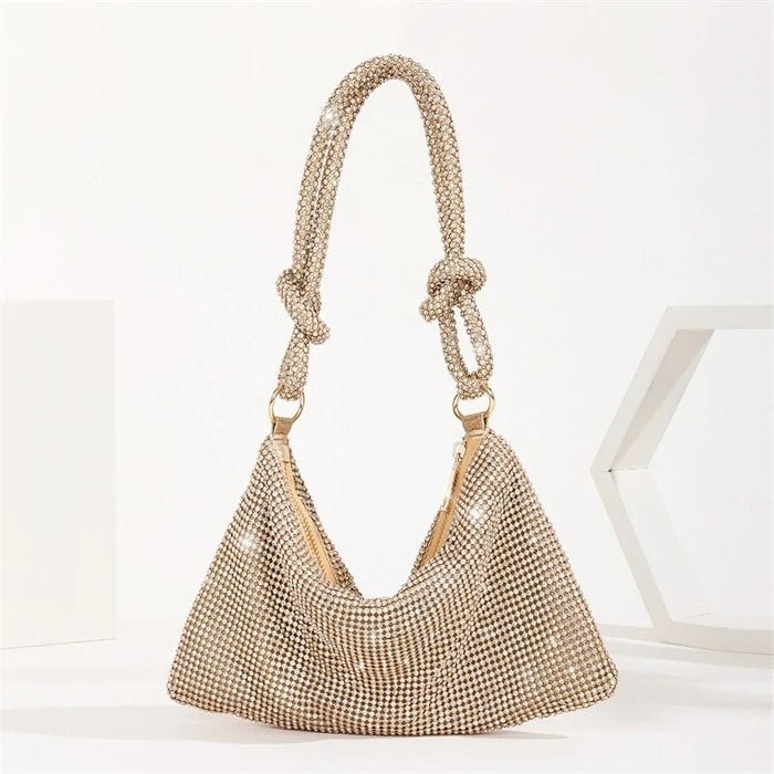 (🔥HOT SALE TODAY - 49% OFF) Luxury Design Shiny Rhinestones Handbag
