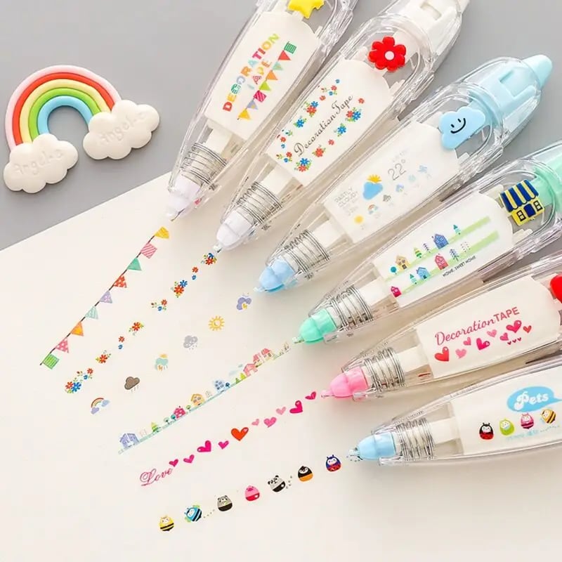 Last Day Promotion 50% OFF - DIY Cute Animals Press Type Decorative Pen