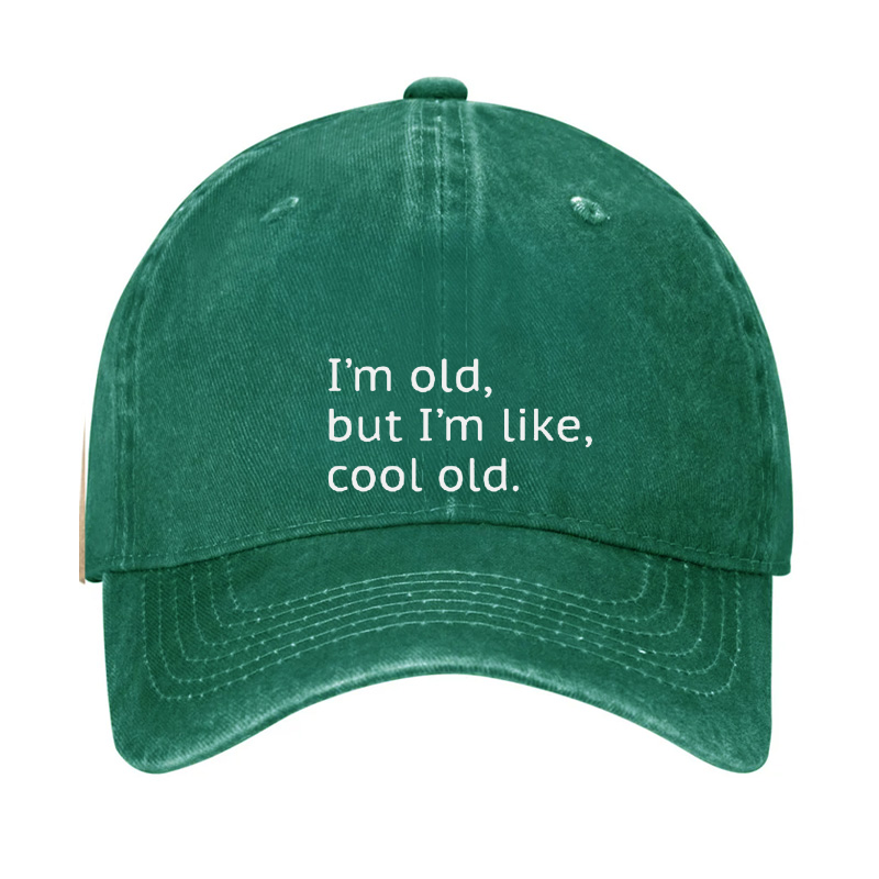I'm Old Print Hat