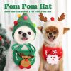 Adorable Christmas Tree Pom-Pom Hat